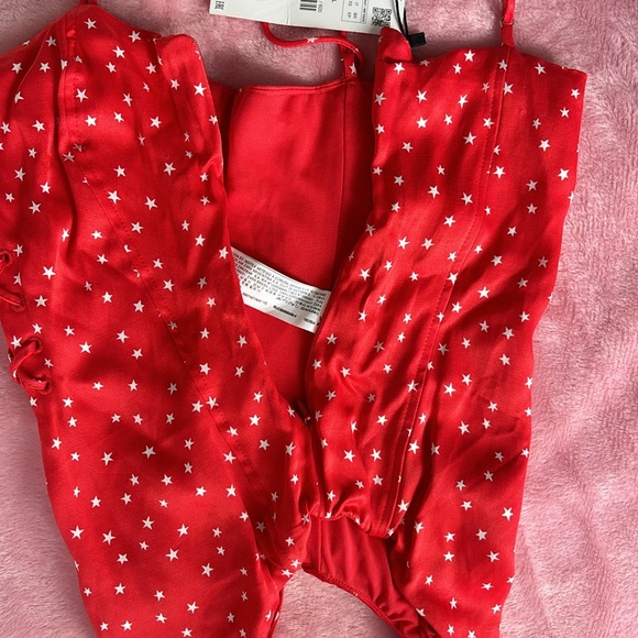 ❤️ Zara Red with white Stars Bodysuit - Picture 5 of 11